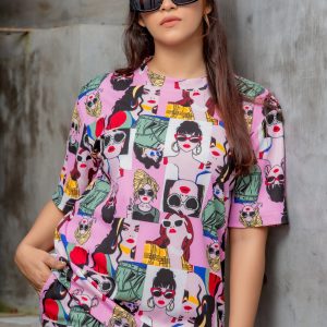 RIB FULL KIT  PINK PRINTED